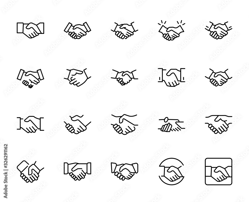 Line icon set