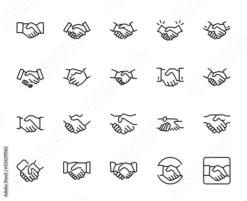 Line icon set