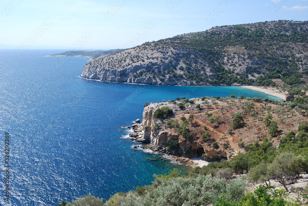 Greece, Tassos island - Sea, mountains