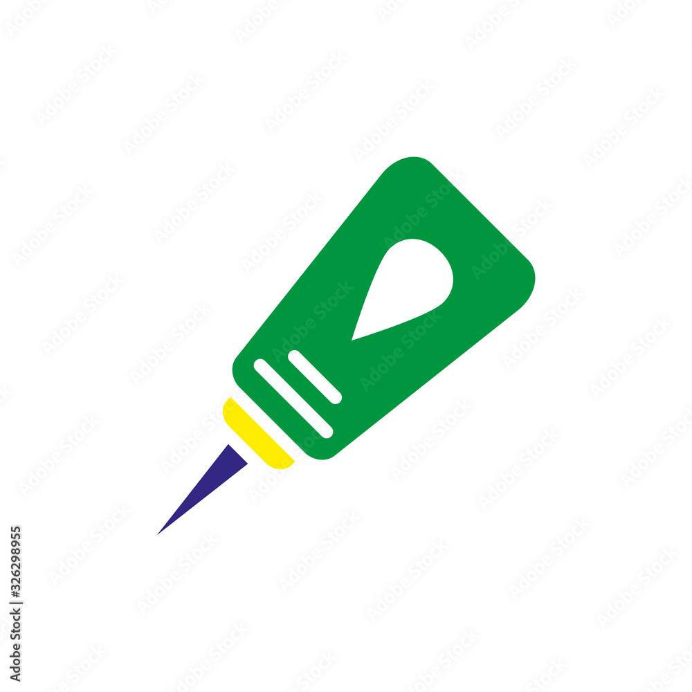 Glue icon or symbol vector design templates Glue icon or symbol vector design templates