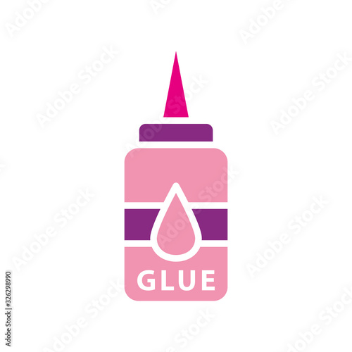 Glue icon or symbol vector design templates