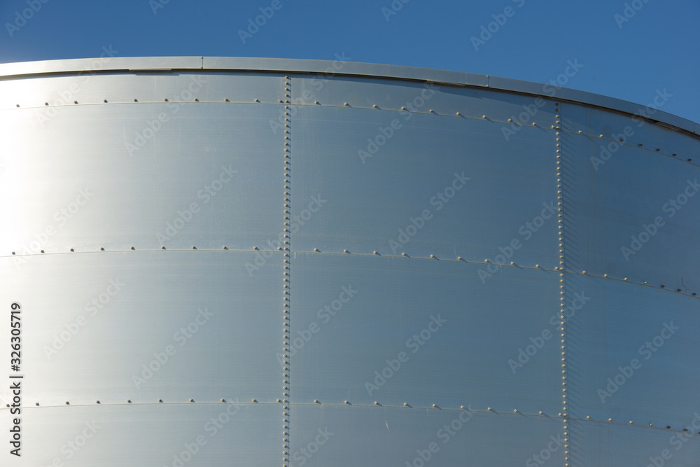 Fototapeta premium Metallic industrial tank