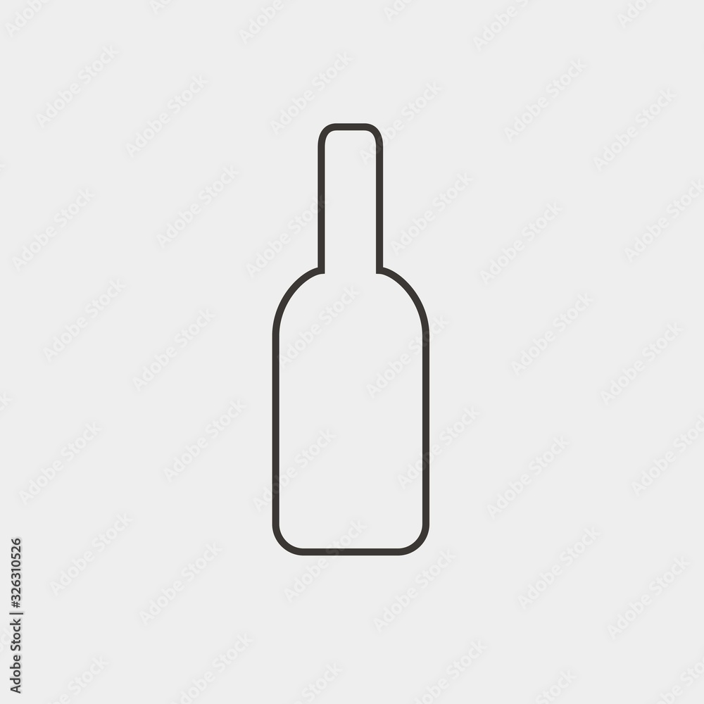 beer bottle icon vector illustration and symbol for website and graphic design beer bottle icon vector illustration and symbol for website and graphic design