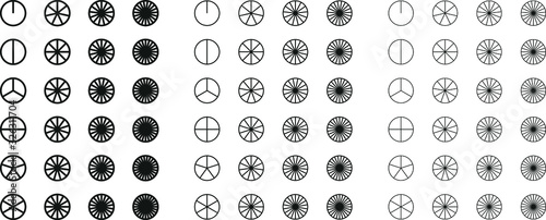 Circle segments icon