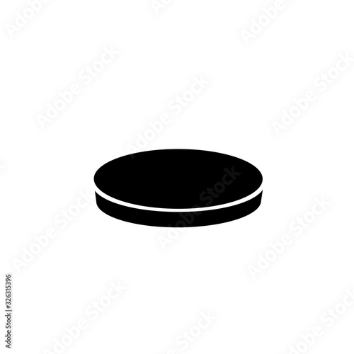 stacks of coins icon. Raster illustration