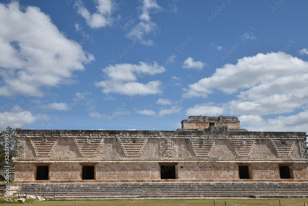 Temple maya à Uxmal, Mexique