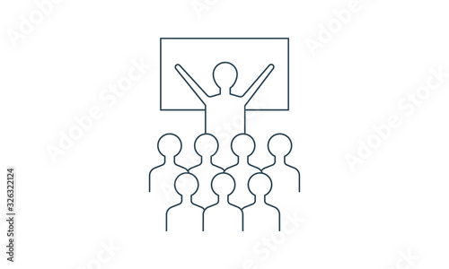 Coaching icon for business development and mentorship