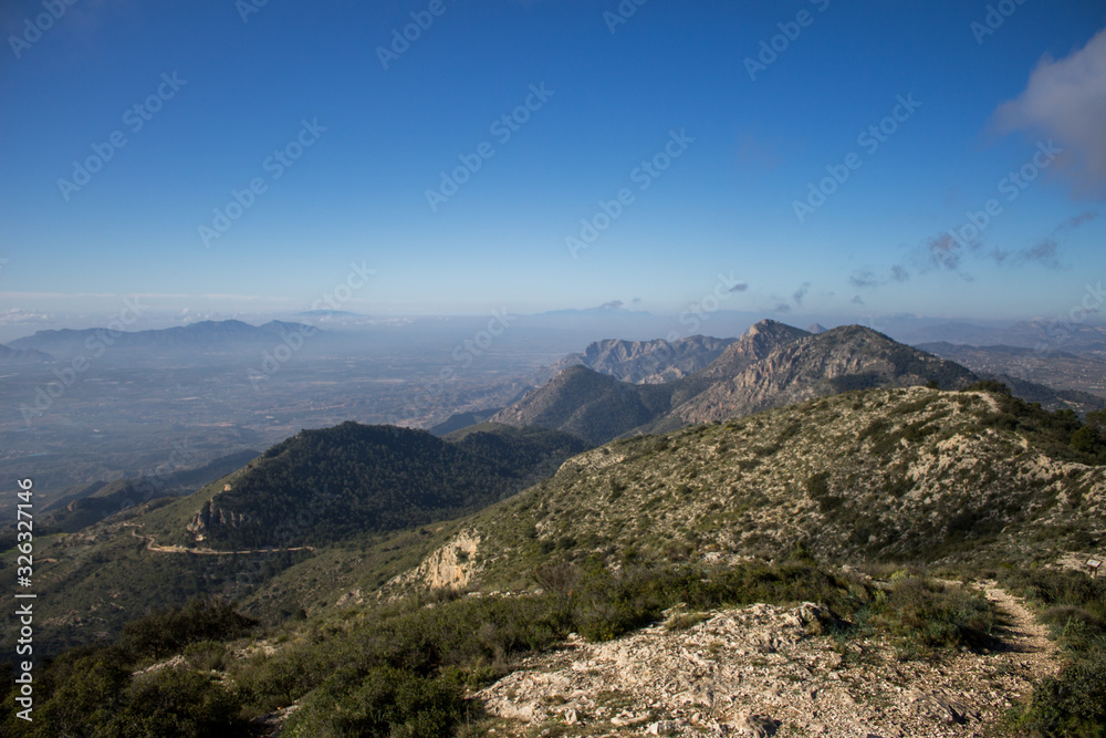 Obraz premium Views from the top of a mountain