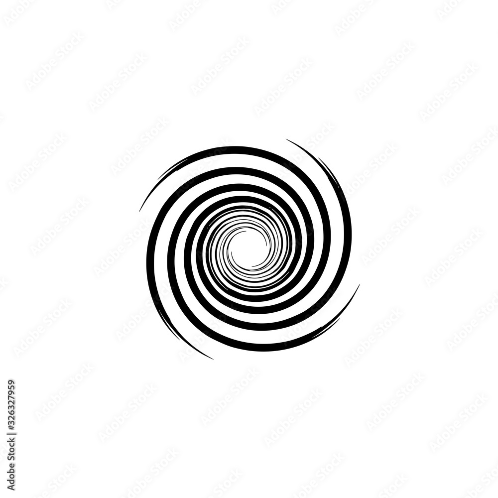 Swirl logo design element isolated on white background Swirl logo design element isolated on white background