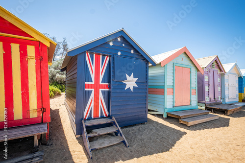 Brighton Beach Huts in Melbourne Victoria 