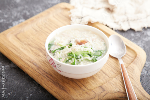 Pork and Preserved Egg Congee