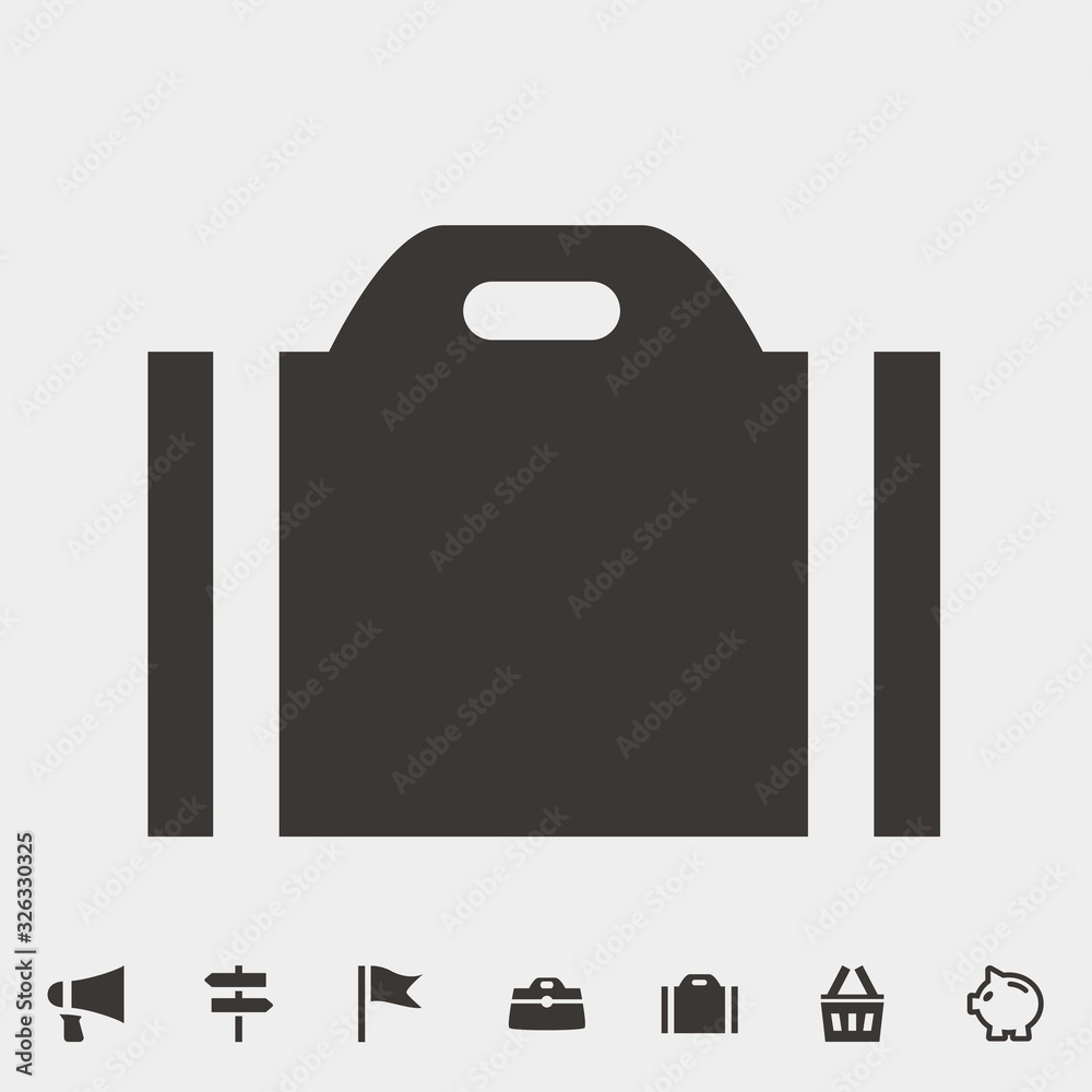 briefcase icon vector illustration and symbol for website and graphic design briefcase icon vector illustration and symbol for website and graphic design