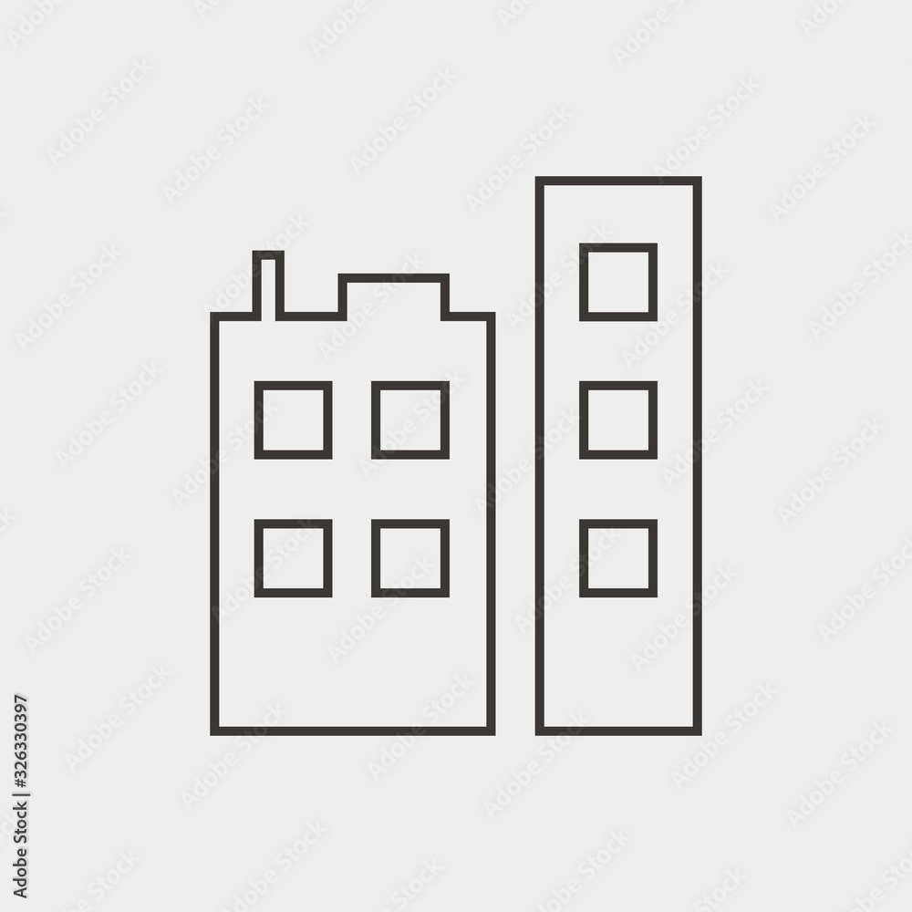 building icon vector illustration and symbol for website and graphic design building icon vector illustration and symbol for website and graphic design