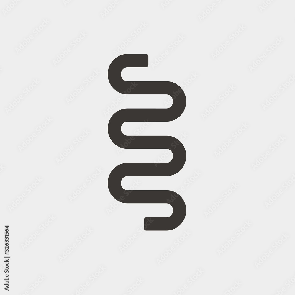intestine icon vector illustration and symbol for website and graphic design intestine icon vector illustration and symbol for website and graphic design