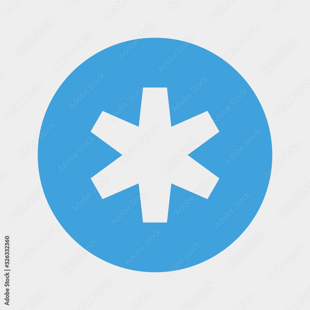 multiply star icon vector illustration and symbol for website and graphic design multiply star icon vector illustration and symbol for website and graphic design