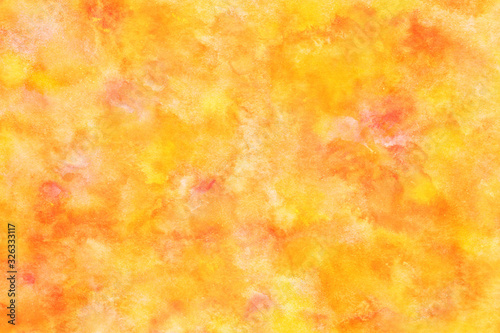 水彩 テクスチャ 春 オレンジ 背景
