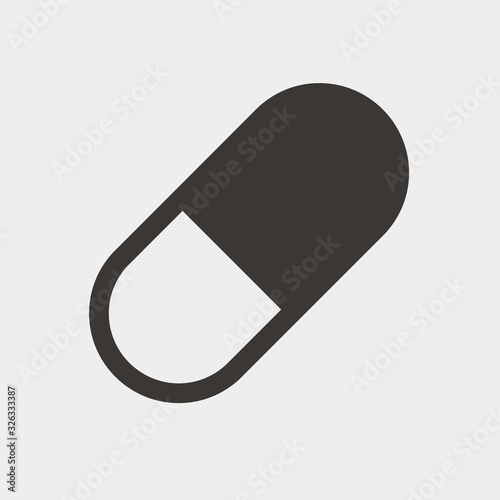 tablet medicine icon vector illustration and symbol for website and graphic design
