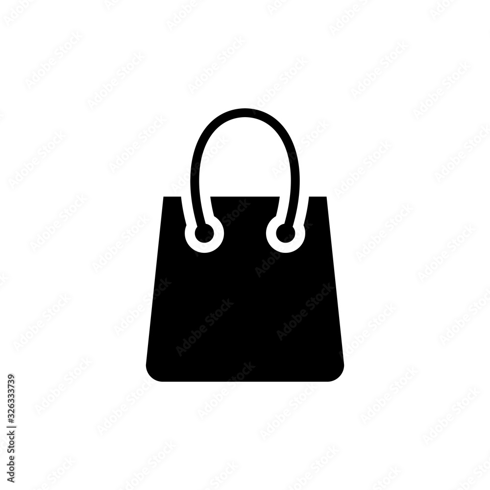 bag shopping icon vector bag shopping icon vector