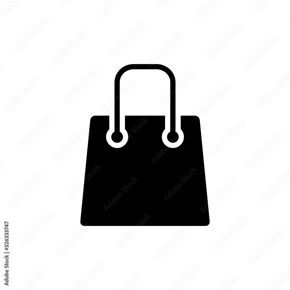 bag shopping icon vector bag shopping icon vector