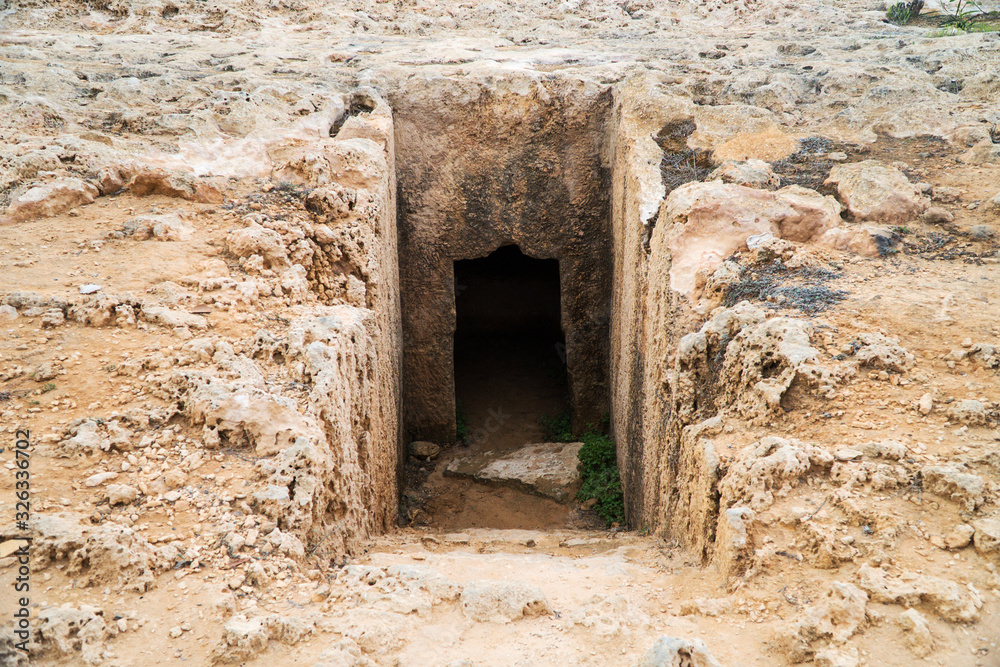 Makronissos Ancient Tombs in Ayia Napa, Cyprus.