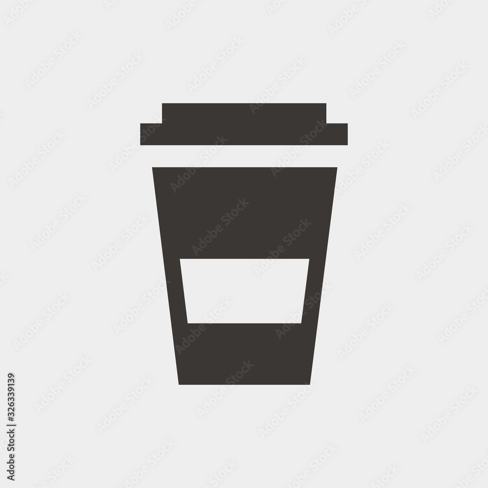 coffee plastic cup icon vector illustration and symbol for website and graphic design coffee plastic cup icon vector illustration and symbol for website and graphic design
