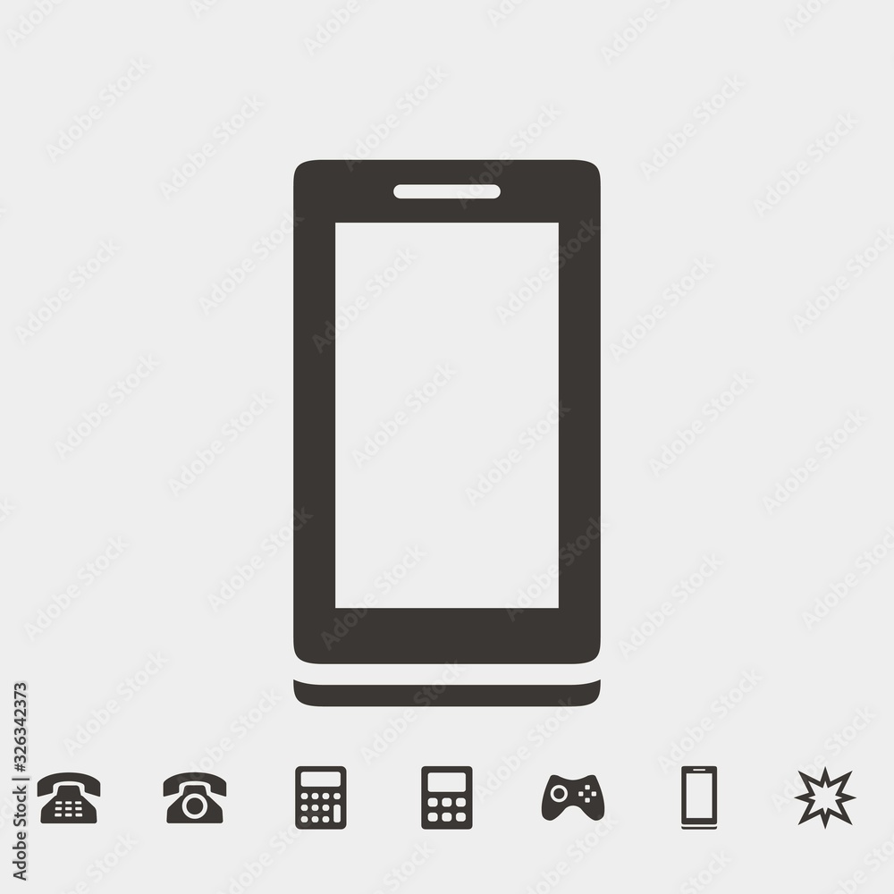 smart phone icon vector illustration and symbol for website and graphic design smart phone icon vector illustration and symbol for website and graphic design