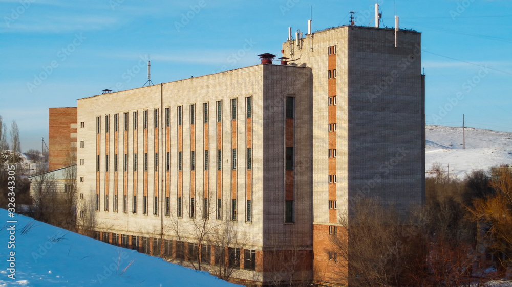 The industrial building. Industrial architecture The industrial building. Industrial architecture