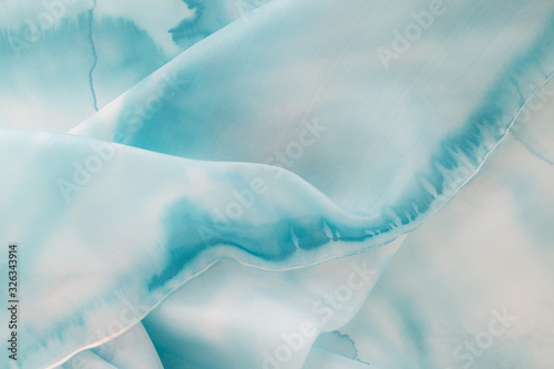 pastel tones on silk cloth - fashion background