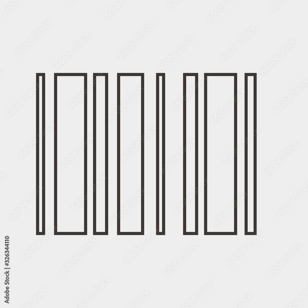 bar code icon vector illustration and symbol for website and graphic design bar code icon vector illustration and symbol for website and graphic design