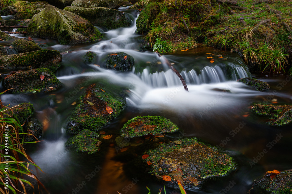 Langzeitbelichtung Warme Bode im Harz Stock Photo Adobe Stock