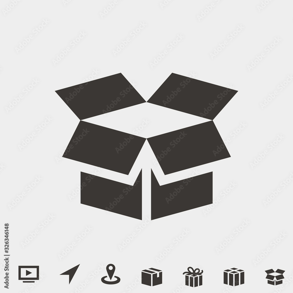 open box icon vector illustration and symbol for website and graphic design open box icon vector illustration and symbol for website and graphic design