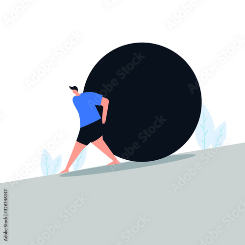 a person who is holding a rolling load
