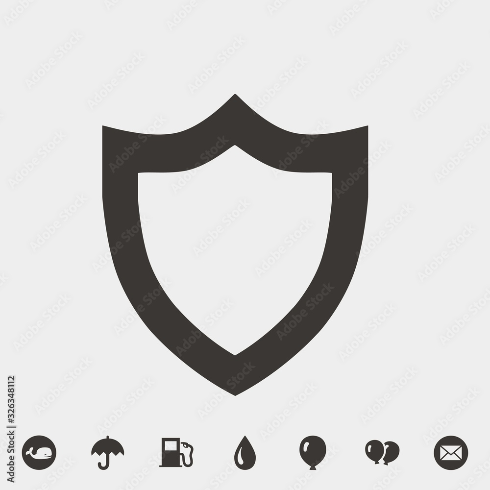 shield icon vector illustration and symbol for website and graphic design shield icon vector illustration and symbol for website and graphic design