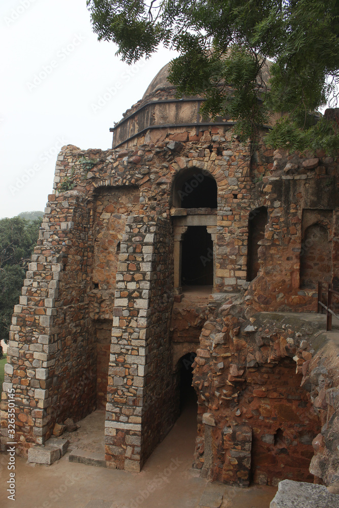 Old structure at Hauz Khas village, Delhi, India