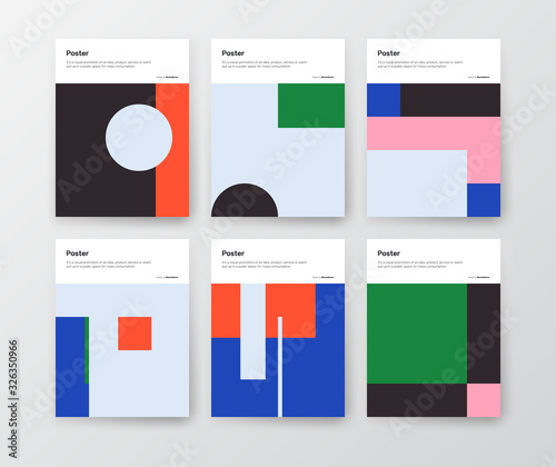 Bauhaus Design Poster Mockup Collection