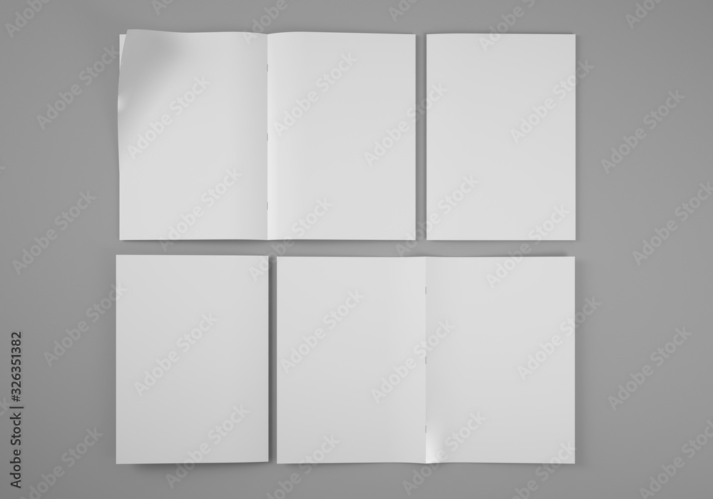 bifold brochure top view bifold brochure top view