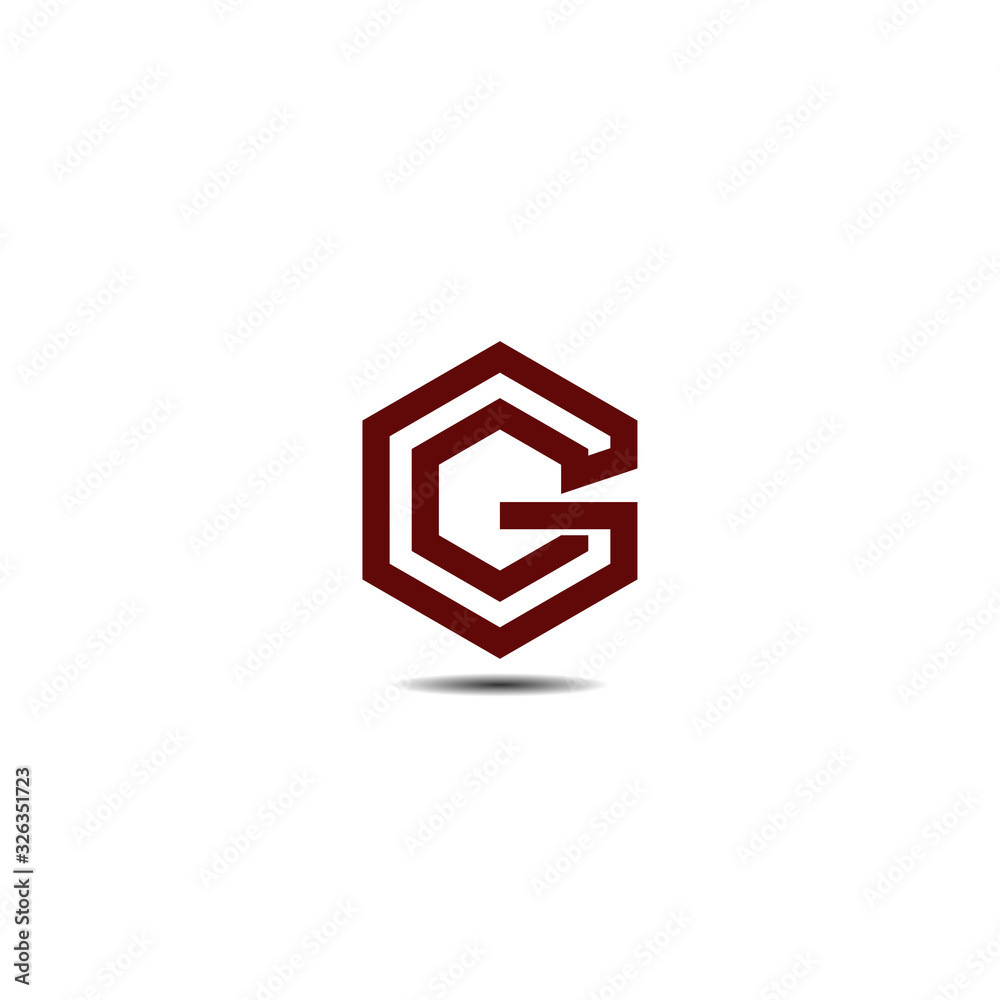 Initials letters GC hexagon shape logo design vectors. Symbol, icon, letters g, letters c, letters gc, hexagon, hexagon initial letter, icon logo Initials letters GC hexagon shape logo design vectors. Symbol, icon, letters g, letters c, letters gc, hexagon, hexagon initial letter, icon logo