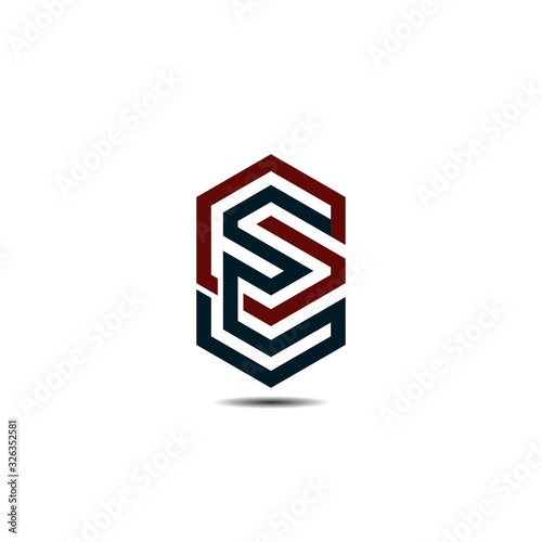 Initials letter GE hexagon shape logo design vectors. Symbol, icon, letters g, letter e, letters eg, hexagon letters, hexagon initial letters, icon logo
