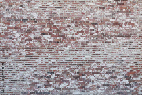 Brick wall with different color bricks