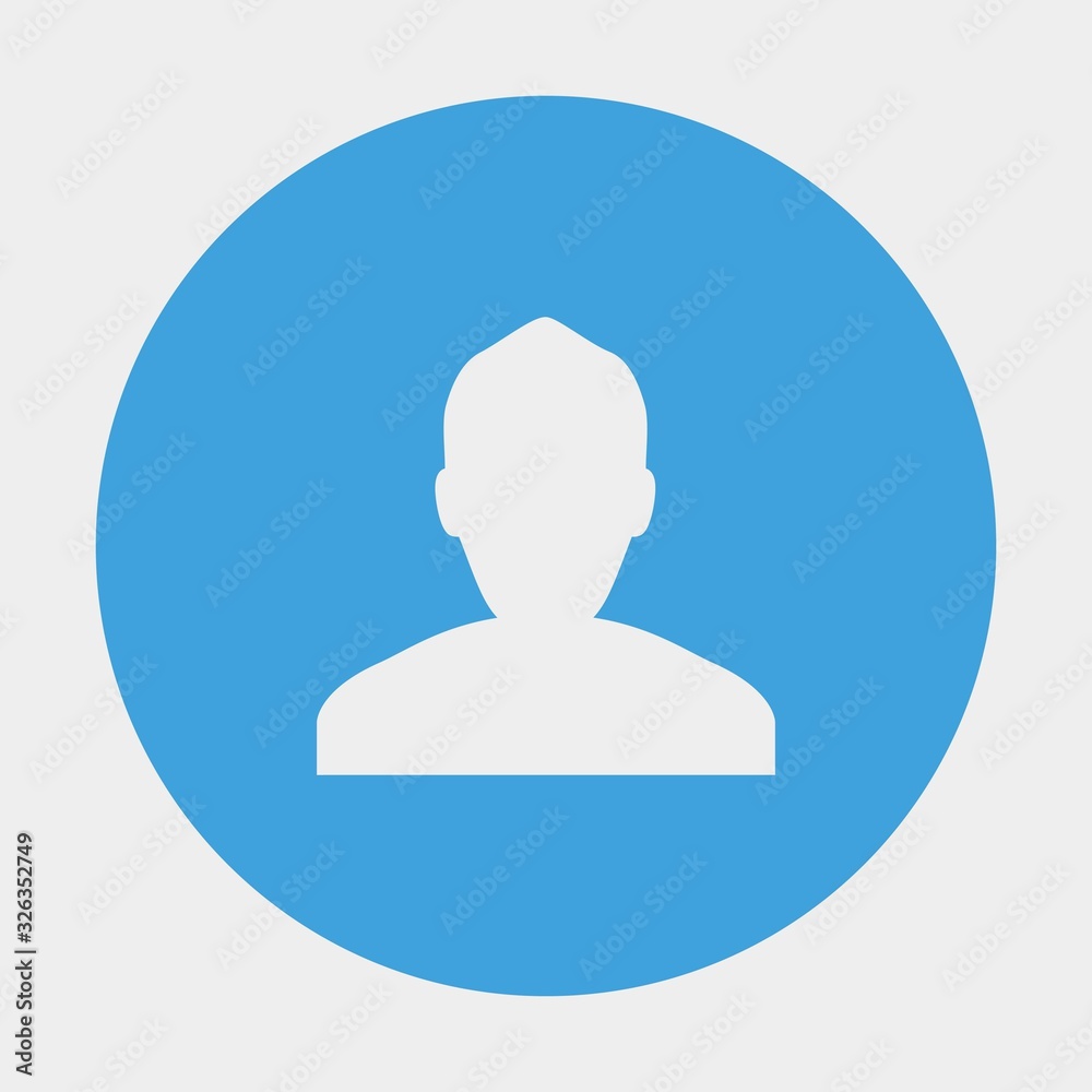 human icon vector illustration and symbol for website and graphic design