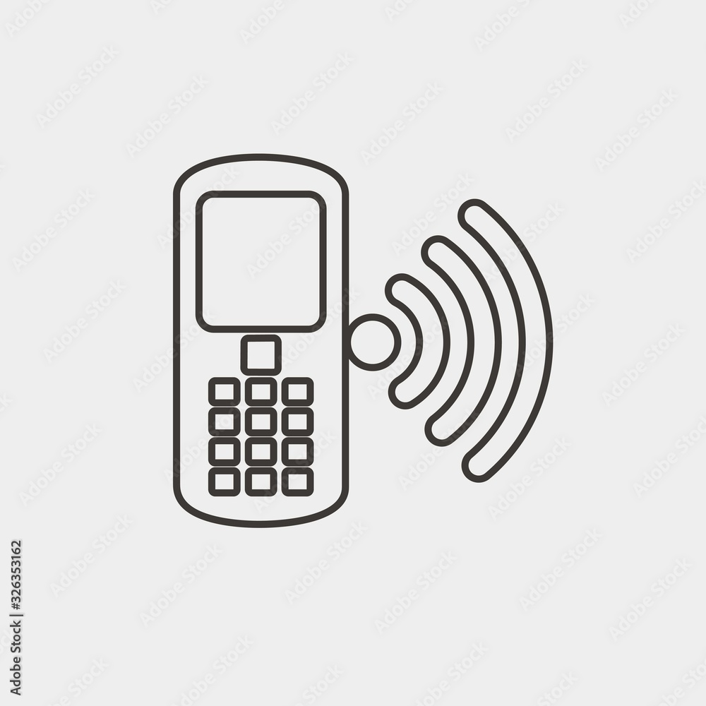 phone icon vector illustration and symbol for website and graphic design phone icon vector illustration and symbol for website and graphic design