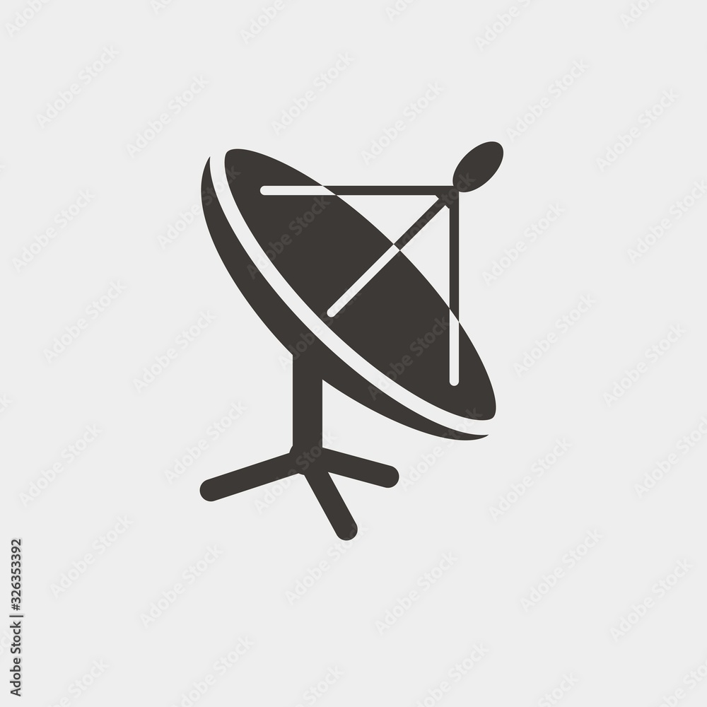 satellite dish icon vector illustration and symbol for website and graphic design satellite dish icon vector illustration and symbol for website and graphic design