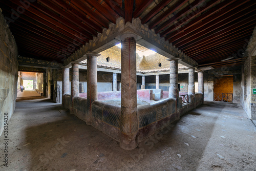 Oplontis Villa of Poppea - The servile peristyle 