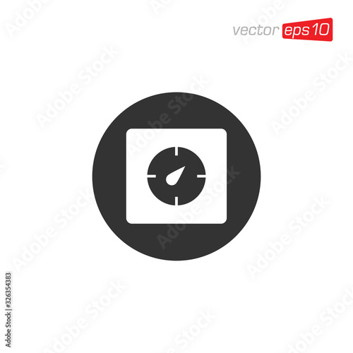 Scales Icon Design Vector Template