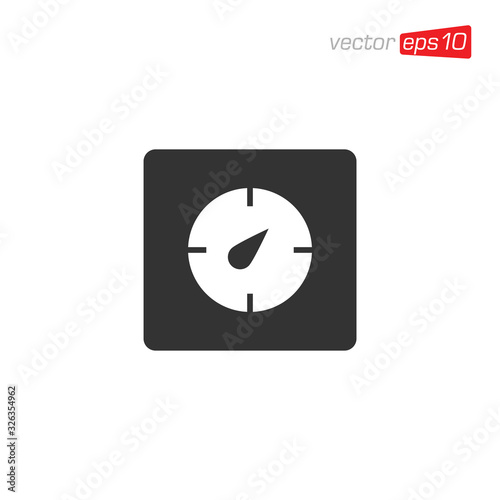 Scales Icon Design Vector Template