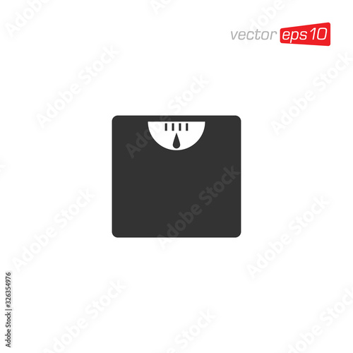 Scales Icon Design Vector Template