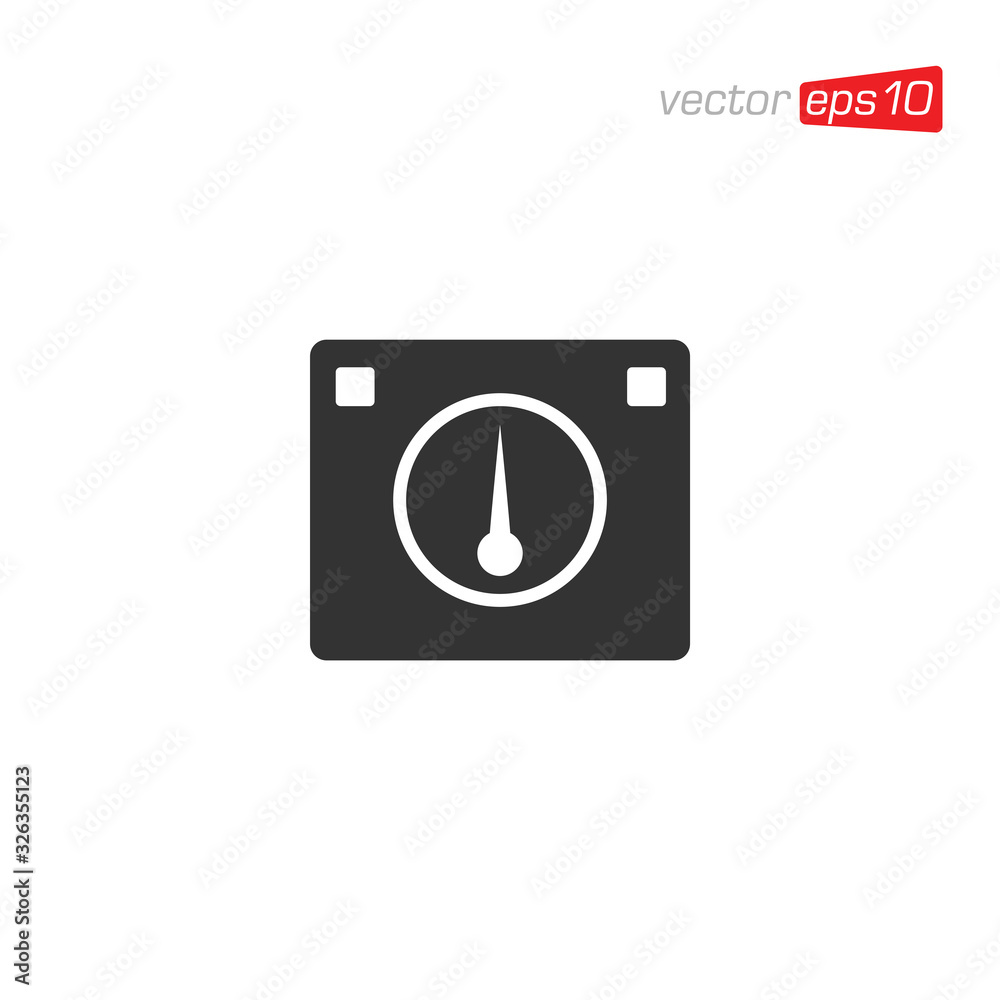 Scales Icon Design Vector Template Scales Icon Design Vector Template