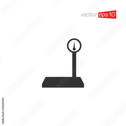 Scales Icon Design Vector Template