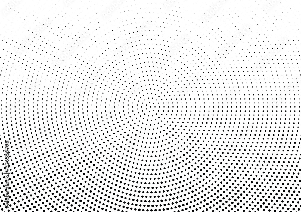 Abstract halftone dotted background. Monochrome pattern with dot and circles.  Vector modern pop art texture for posters, sites, business cards, cover postcards, interior design, labels, stickers.