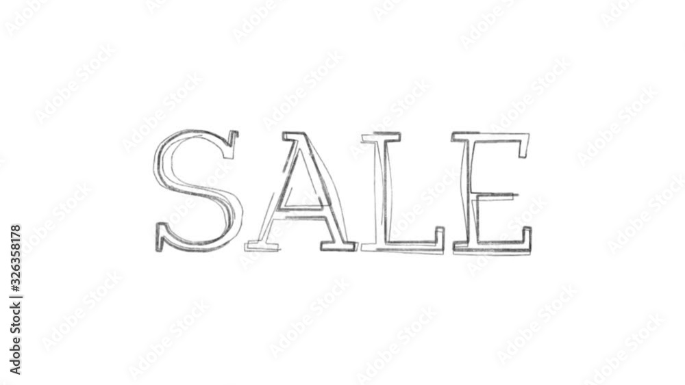 Sale Animation Text Alpha Channel Sale Animation Text Alpha Channel